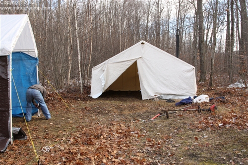 Wall tent setup, pic9a