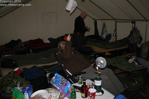 Living in a Wall Tent
