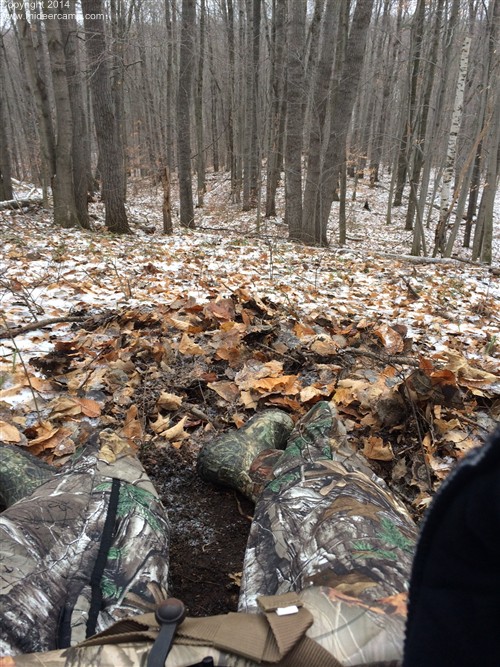 John in his Deer Hunting spot