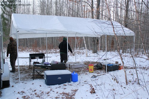 Tearing Down the Kitchen Tent/Mess Tent/Chow Tent