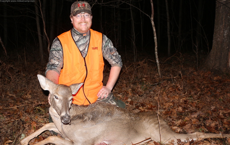 Kruger with is first Deer Kill