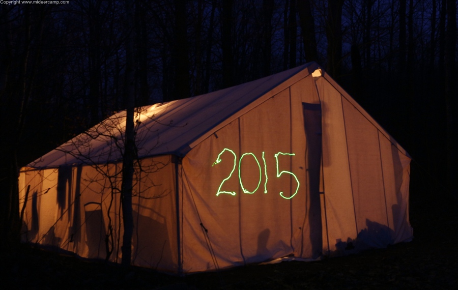 MI Deer Camp 2015 Tent Photo