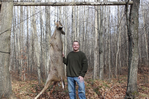 Dave with his Doe