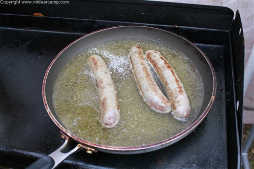 Italian Sausage Cooked in Beer