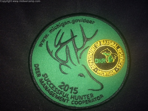 Michigan 2015 Successful Deer Hunter Patch