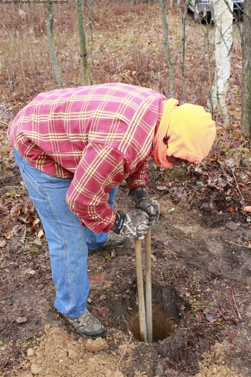 Digging the Hole for the One Holer