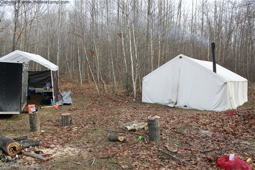 Wall Tent and Cook Tent