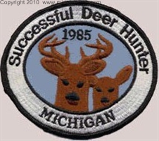 1978 79 Michigan Living Resources Patch Osprey Deer Bear Moose Turkey #1 